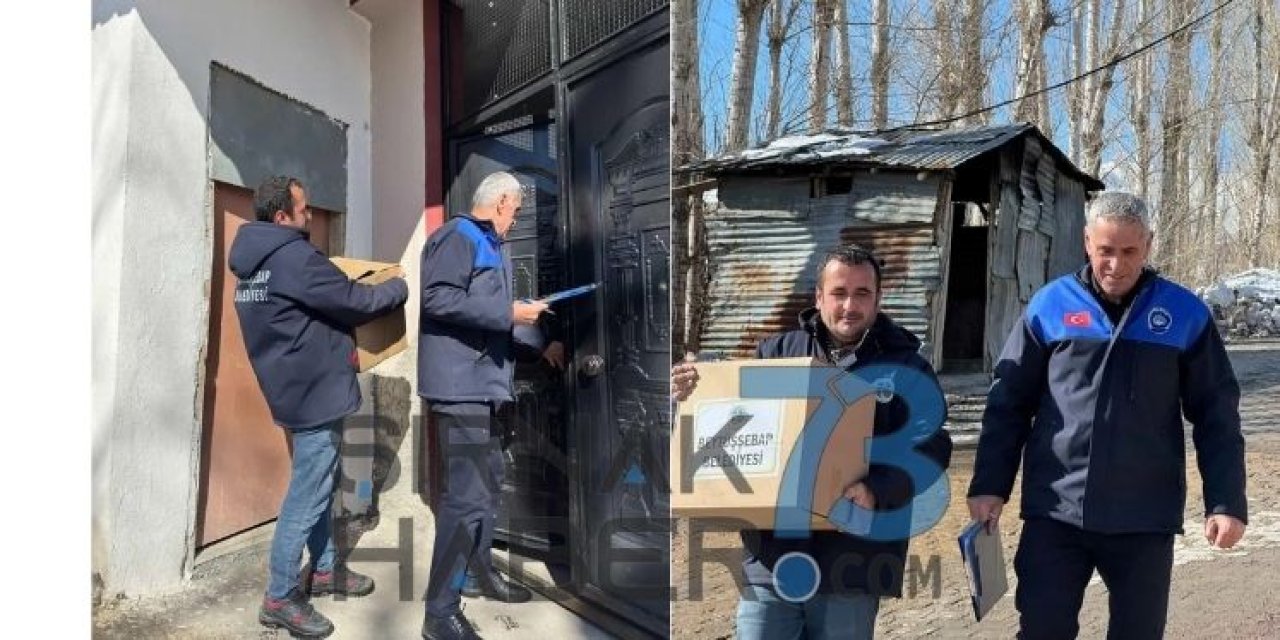 Şırnak’taki Belediye’den 600 Haneye Ramazan Kolisi Desteği