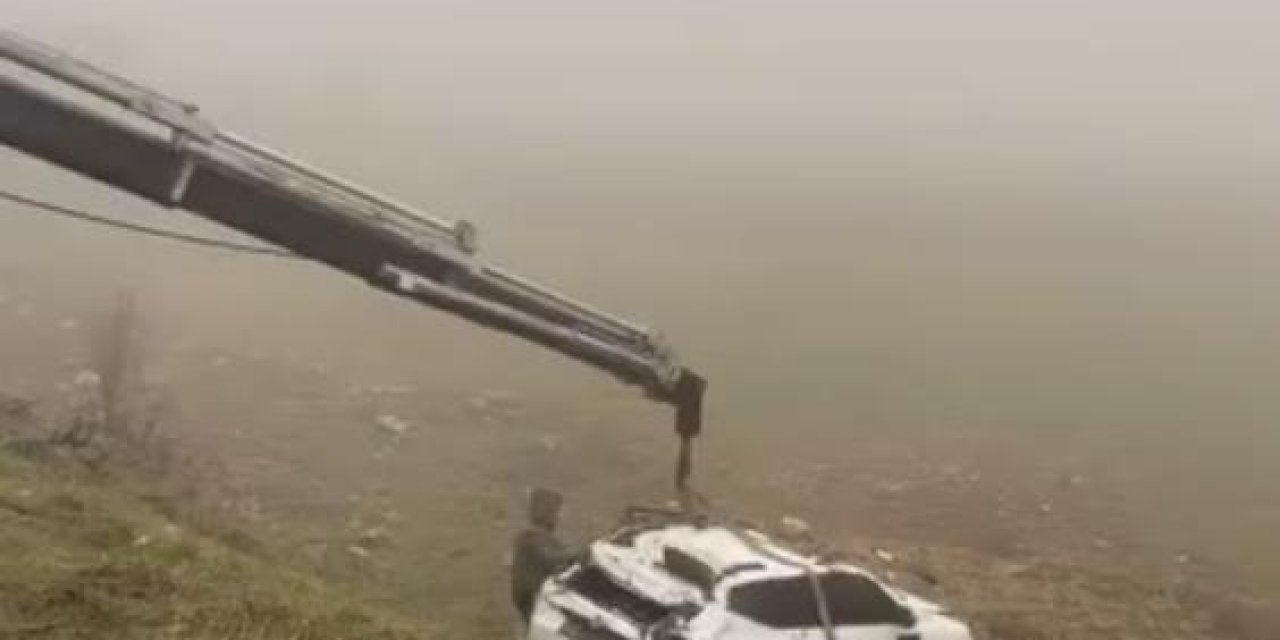 Nusaybin'de yol kenarına devrilen otomobilin sürücüsü ağır yaralandı