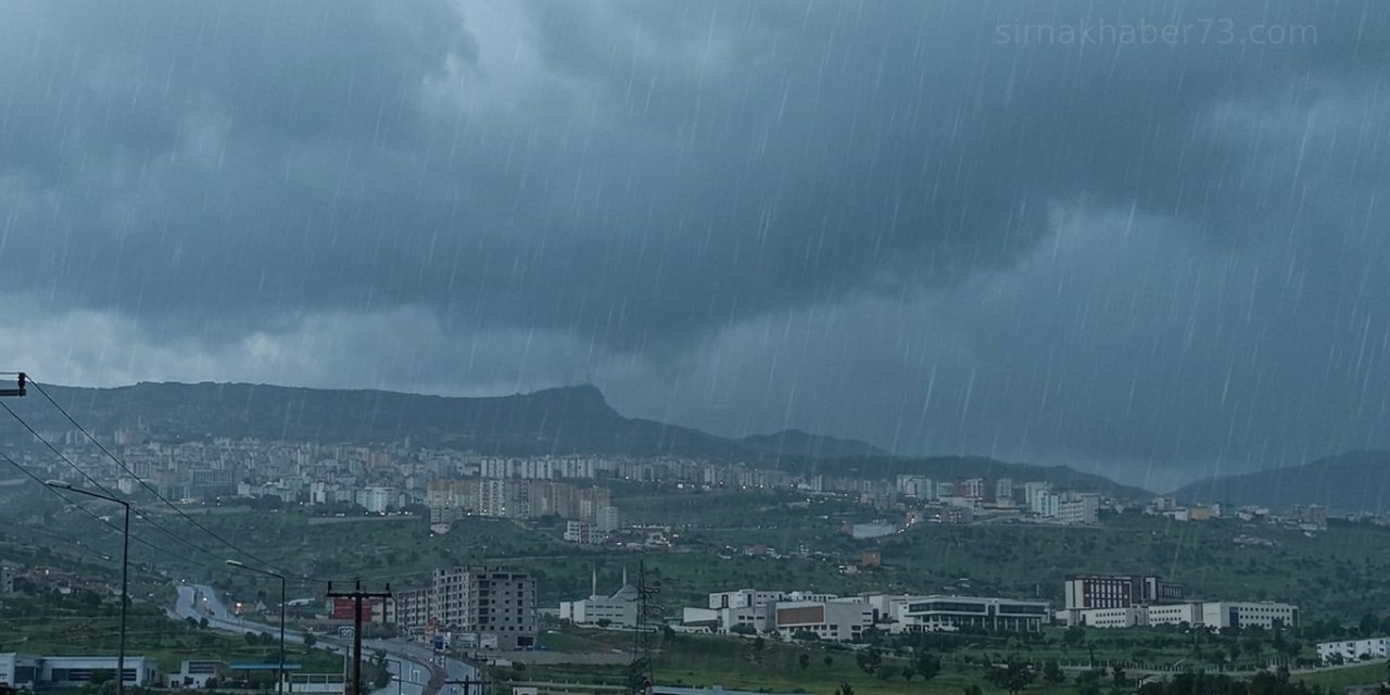 Şırnak Valiliği kuvvetli yağış uyarısında bulundu