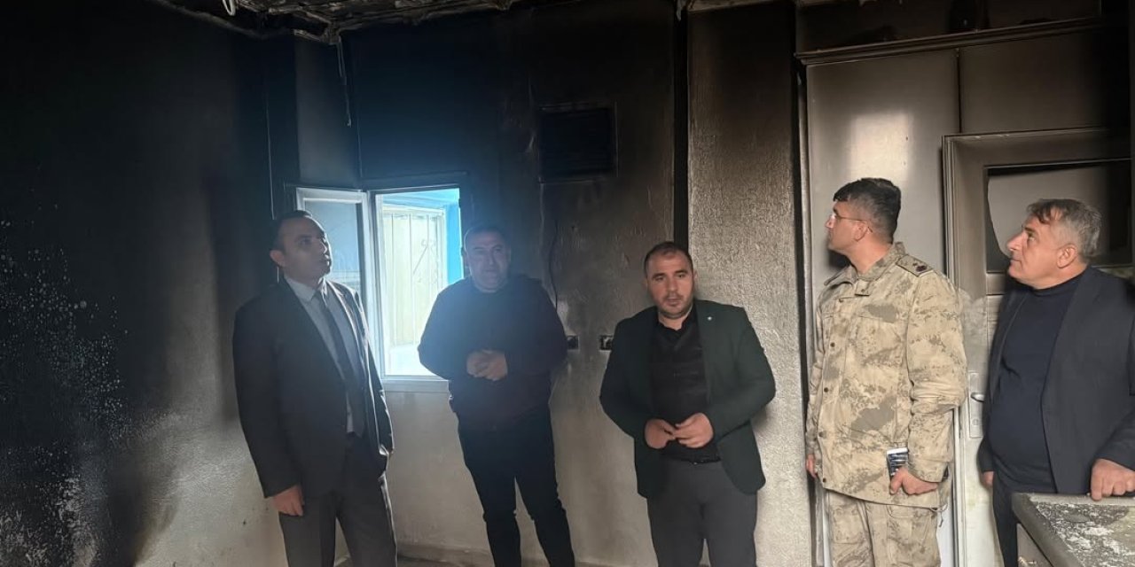 Yangında Mağdur Olan Aileye Devlet Desteği: Kaymakam Partal Sahada