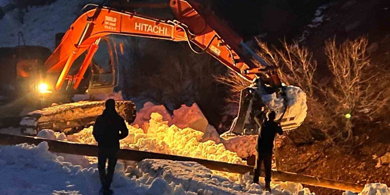 Şırnak'ta Çığın Vurduğu İlçede, Devlet ve İlgili Kurumlar Sahada