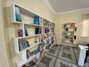 Şırnak'ta taziye evinin bir bölümü hayırseverlerce kütüphaneye dönüştürüldü