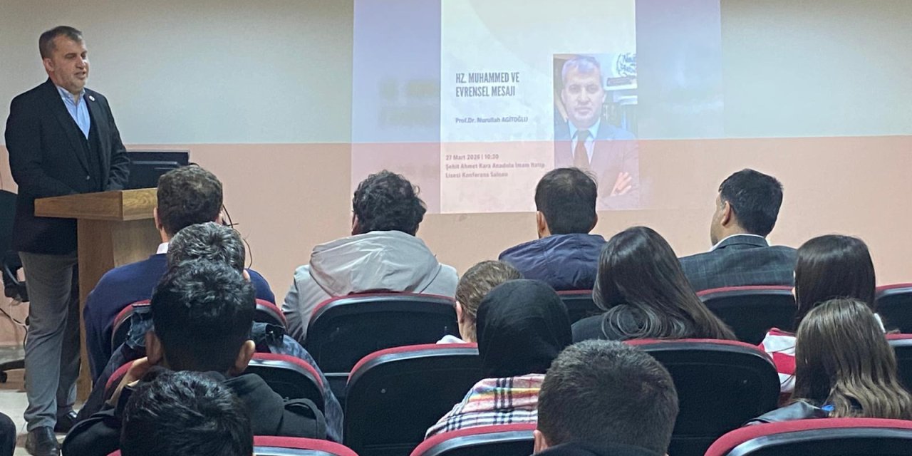 Gazetemiz Köşe Yazarı Prof. Dr. Nurullah Agitoğlu Öğrencilerle Buluştu