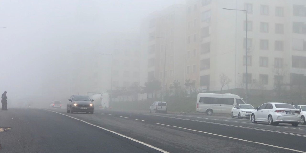 Şanlıurfa’da Yoğun Sis Etkili Oldu