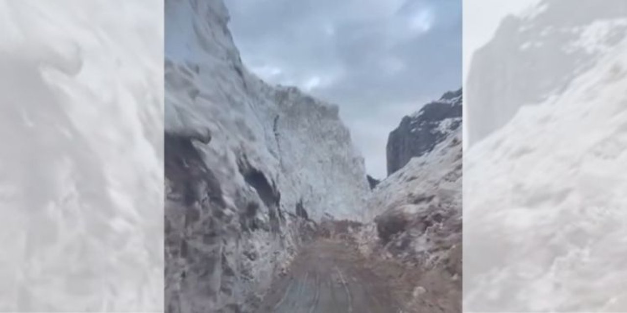 Şırnak’ta 5 Günlük Zorlu Mücadele! Çığ Altında Kalan Köy Yolu Yeniden Açıldı