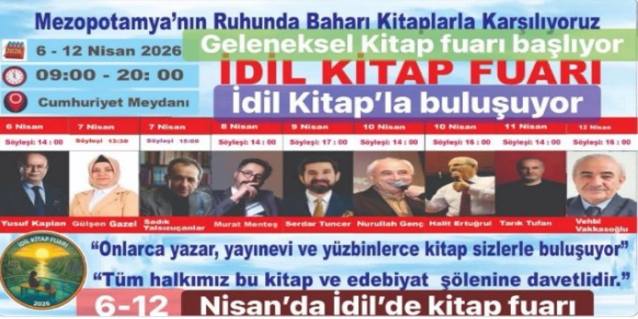 İdil’de 6 Günlük Kitap Fuarı Kapılarını Açıyor