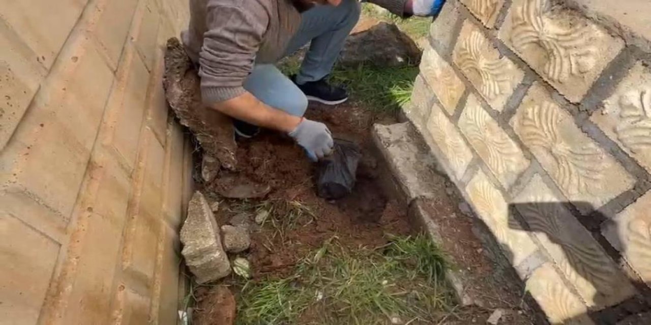 Mezarlıkta toprağa gömülü kilolarca eroin ele geçirildi