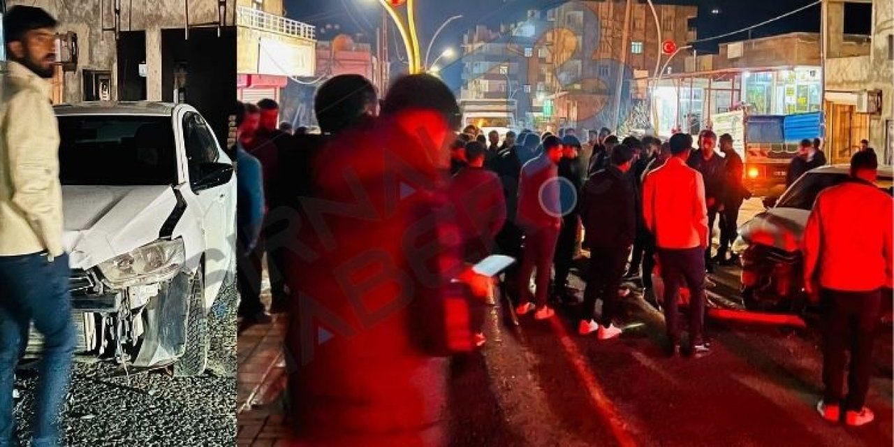 Şırnak’ta korkutan kaza! Otomobil ile motosiklet çarpıştı: Yaralı var