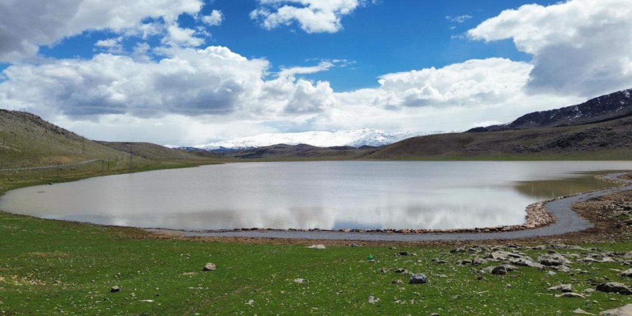 Siirt'teki Zirin Gölü yeniden hayat buldu