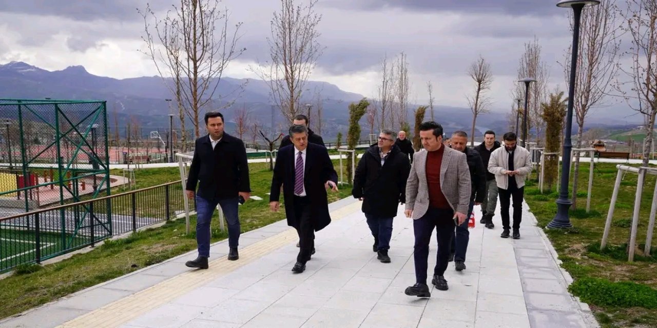 Şırnak’ta Millet Bahçesi’nde bahar hazırlıkları incelendi
