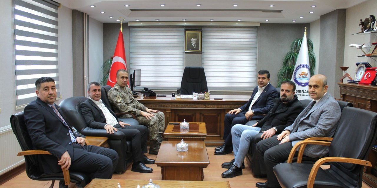 Emniyet Müdürü Sazak’tan Şırnak TSO’ya Ziyaret