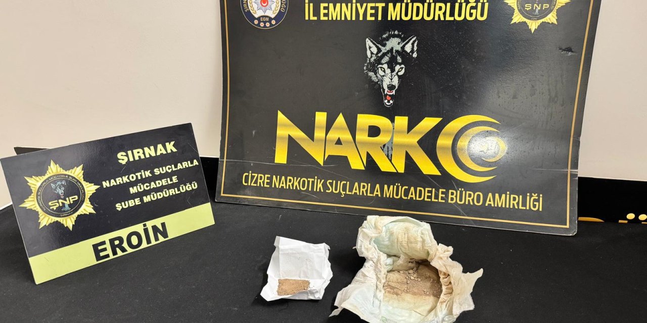 Şırnak’ta Çocuk Bezine Gizlenmiş Eroin Ele Geçirildi: 1 Gözaltı