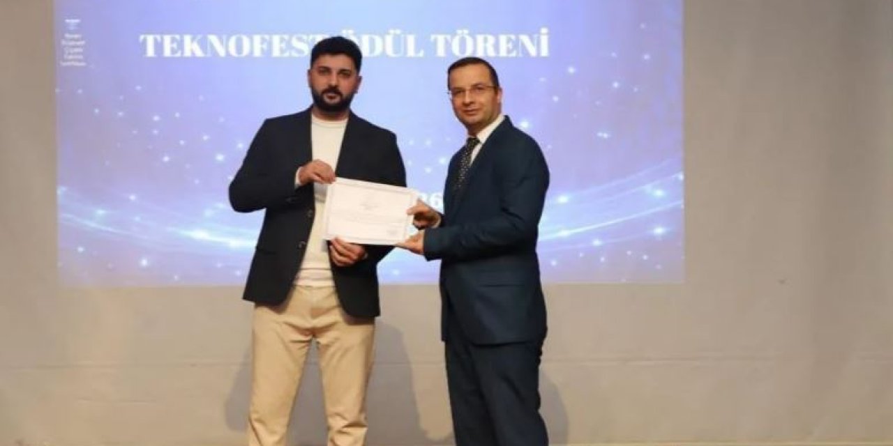 Cizre’de Teknofest’e Katkı Sunan Öğretmenlere Başarı Belgesi