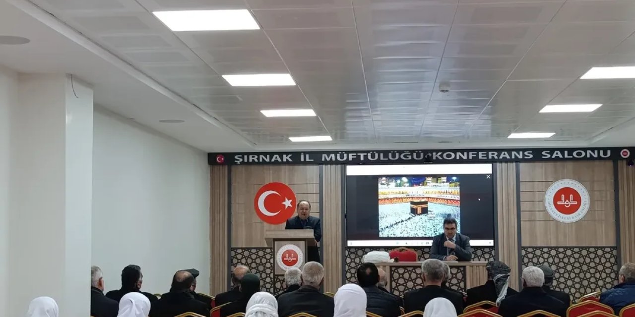 Şırnak’ta hacı adaylarına hazırlık semineri düzenlendi