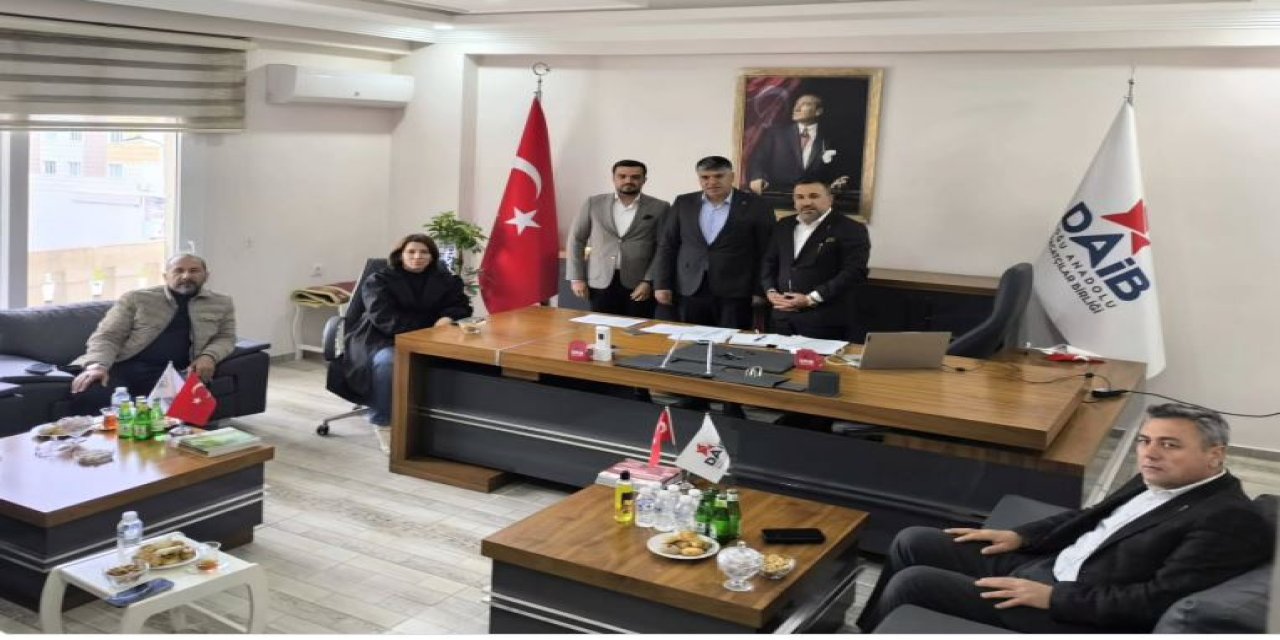 Cizre Esnaf ve Sanatkârlar Odası’ndan DAİB Başkanı Taşkın’a Tebrik Ziyareti