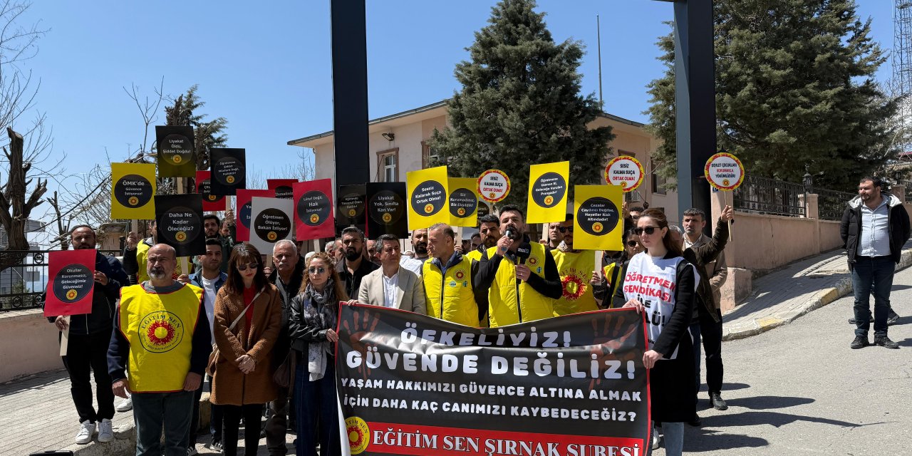 Siverek’teki Okul Saldırısına Tepki: Eğitimciler “Güvende Değiliz” Diyerek Sokağa Çıktı