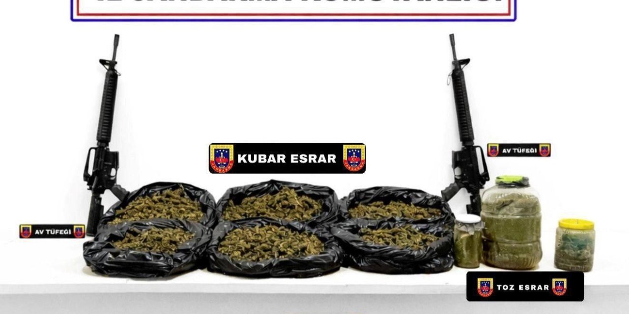 Mardin'de onlarca kilo uyuşturucu ve silah ele geçirildi
