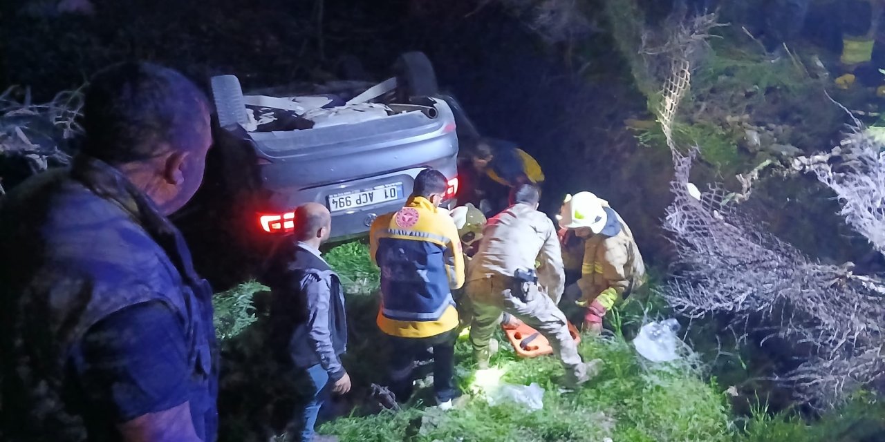 Şırnak’ta şarampole devrilen otomobildeki 4 kişi yaralandı