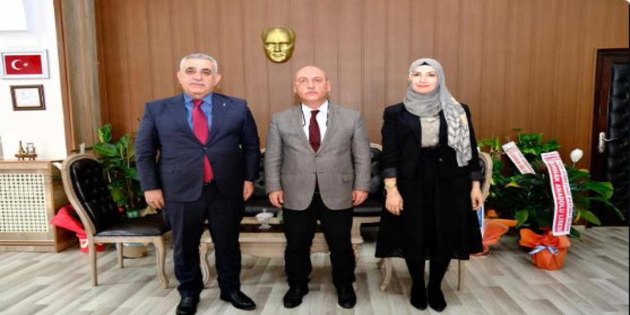 Şırnak Esnaf ve Sanatkârlar Odaları Birliği’nden Milli Eğitim Müdürü Cırıt’a Ziyaret