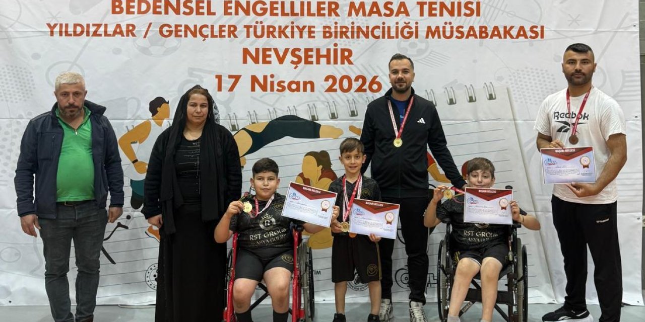 Cizreli Sporcular Nevşehir’de Tarih Yazdı: 2 Altın, 1 Bronz Madalya