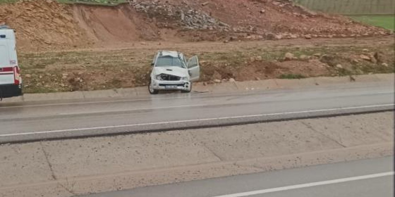 Siirt'te takla atan araçta 2 kişi yaralandı