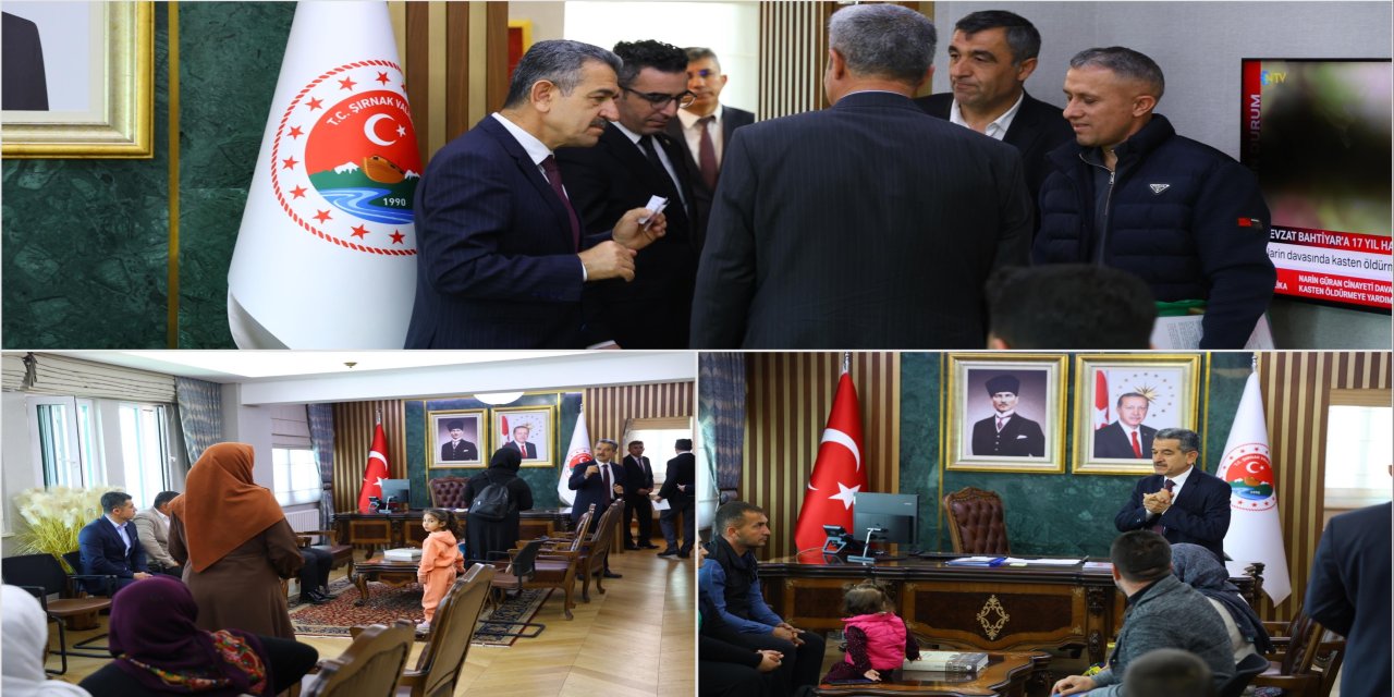 Şırnak Valisi Ekici’den Vatandaşlarla Birebir Temas: “Kapımız Herkese Açık”