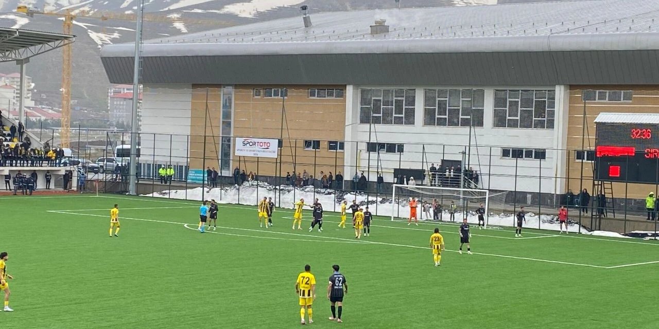 Şırnak Petrolspor kritik deplasmanda mağlup oldu