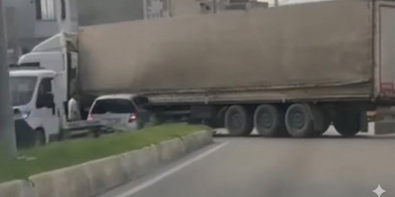 Cizre’de Otomobil Tırla Çarpıştı: Facianın Eşiğinden Dönüldü