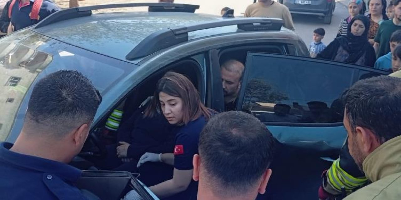 Cizre’de iki araç çarpıştı, kadın sürücü yaralandı