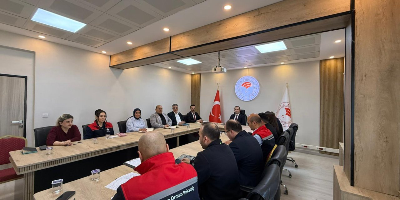 Şırnak Tarım ve Orman İl Müdürlüğü’nde Haftalık Değerlendirme Toplantısı Yapıldı
