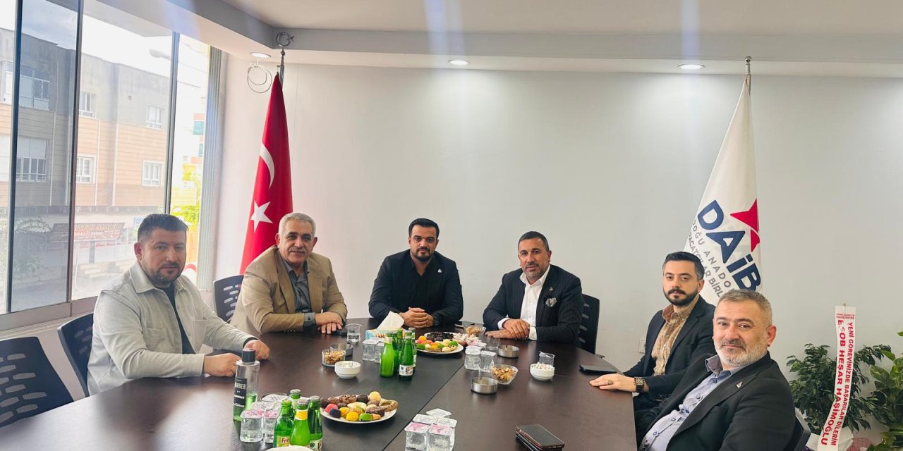 Şırnaklı Oda Başkanlarından DAİB Yönetimine Hayırlı Olsun Ziyareti