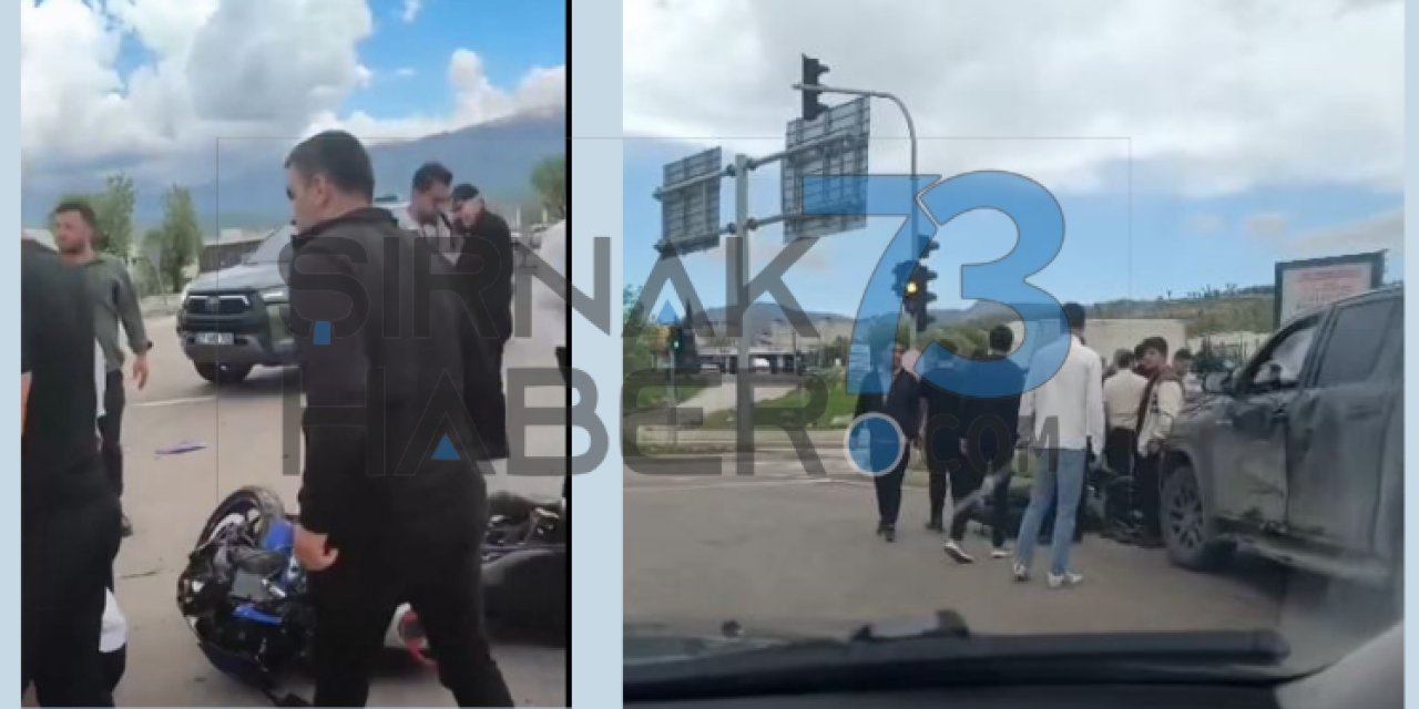 Şırnak’ta Motor Kazası: 1 Yaralı