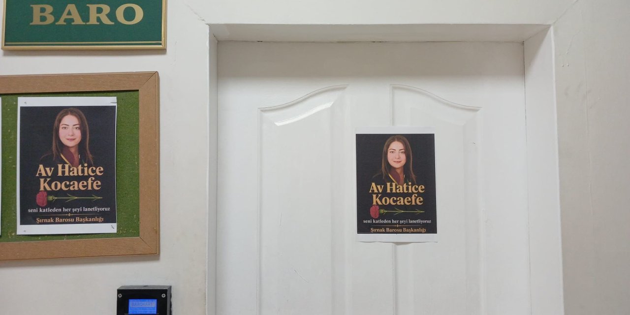Şırnak Barosu’ndan Öldürülen Avukat Hatice Kocaefe İçin Anlamlı Vefa