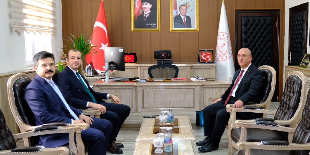 Başsavcı Şahin ve Komisyon Başkanı Kayık’tan İl Milli Eğitim Müdürü Cırıt’a Ziyaret