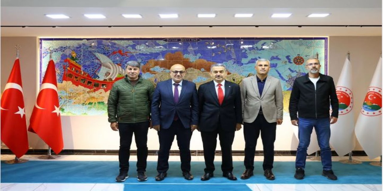 Basın Heyetinden Vali Ekici’ye Ziyaret