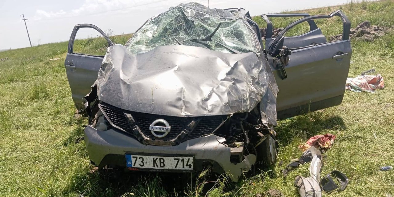 Şırnak’ta Araç Takla Attı: 1 Yaralı