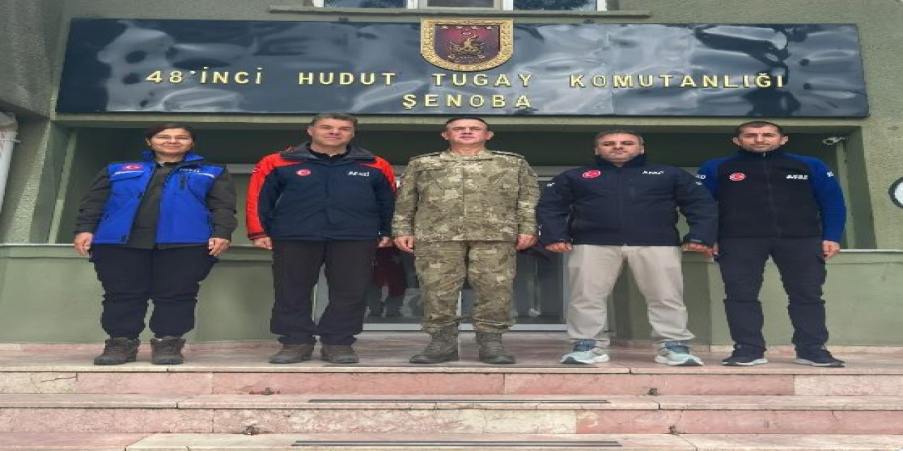 Afad’dan Şenoba 48’inci Hudut Tugay Komutanlığı’na Ziyaret