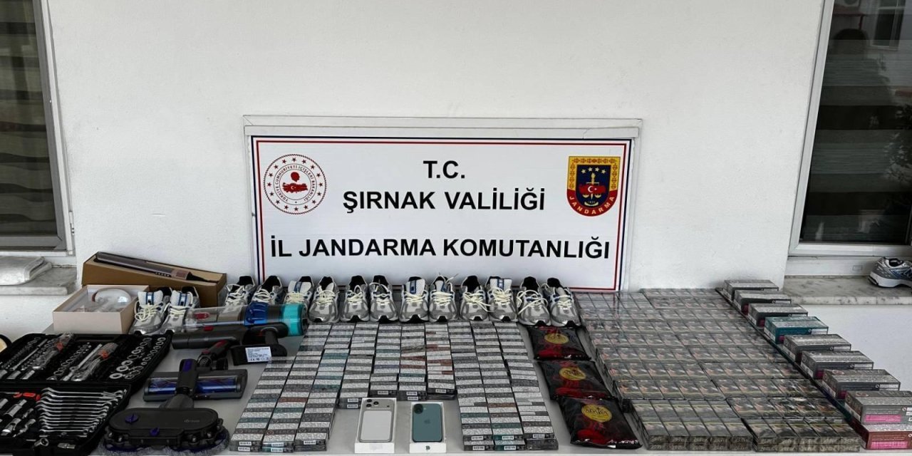 Şırnak’ta çok sayıda kaçak ürün ele geçirildi: 105 kişiye işlem yapıldı