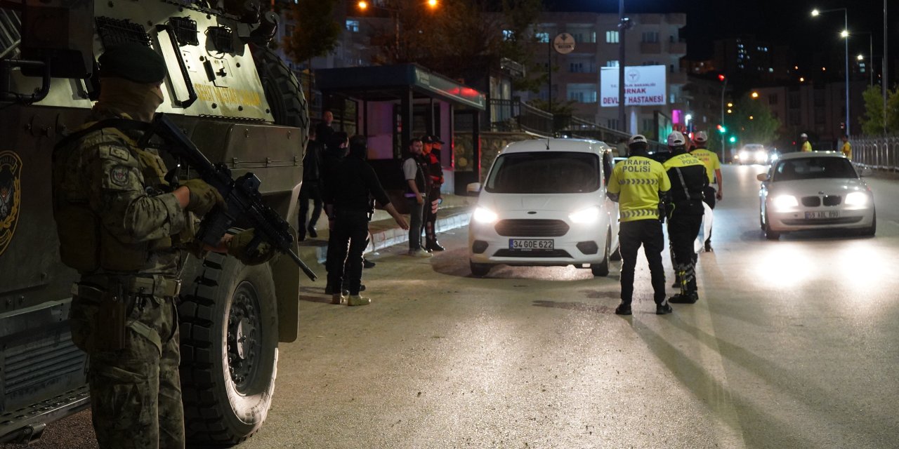 Şırnak’ta 600 Polisle ‘Huzur Şırnak’ Denetimi