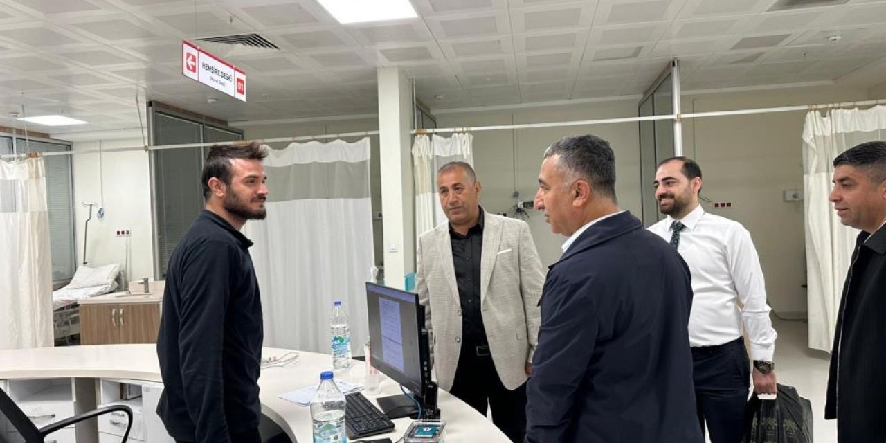 Sağlık-Sen Şırnak Şubesi’nden bayram mesaisindeki personele ziyaret