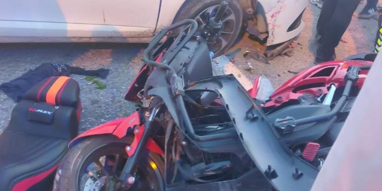 Siirt’te otomobil ile motosikletin çarpıştığı kazada 2 kişi yaralandı