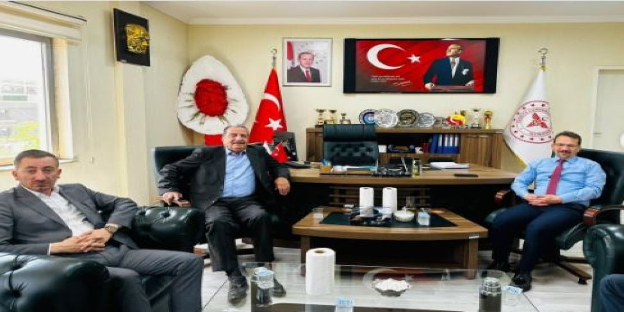Cizreli iş insanlarından Başhekim Sapan'a Ziyaret
