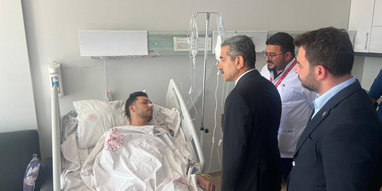 Şırnak Valisi Ekici hasta ziyaretinde bulundu