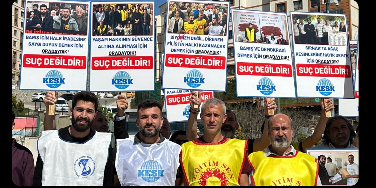 Şırnak’ta KESK’ten “Adalet Nöbeti” Kararı: “Emeğimiz ve Ekmeğimiz İçin Mücadele Edeceğiz”