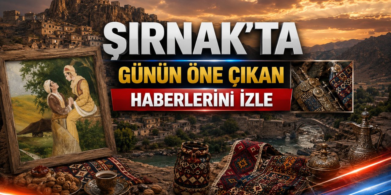 4 Haziran Şırnak'ta Günün Öne Çıkan Haberleri