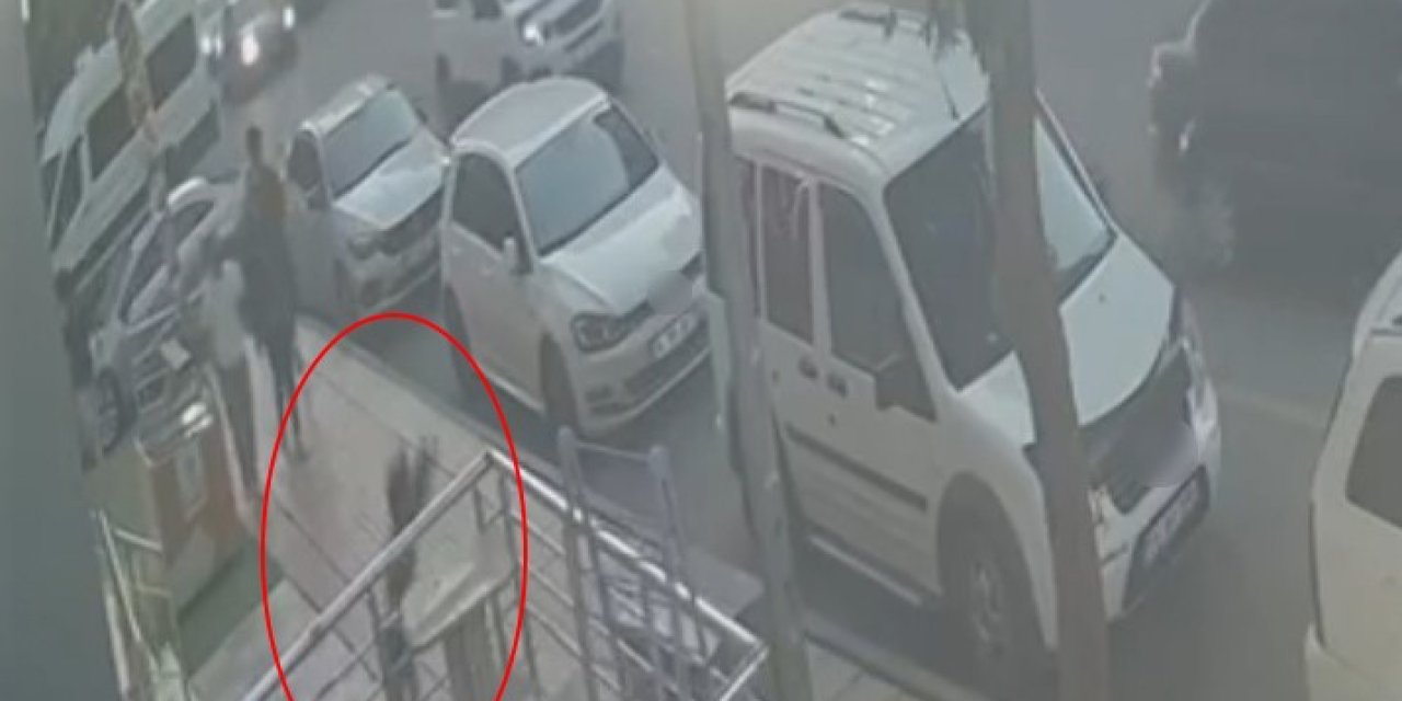 Siirt'te birinci kattan düşen çocuk ağır yaralandı, o anlar kameraya yansıdı