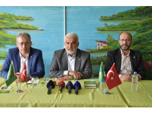 HÜDA PAR Genel Başkanı Yapıcıoğlu, Şırnak'ta gazetecilerle bir araya geldi: