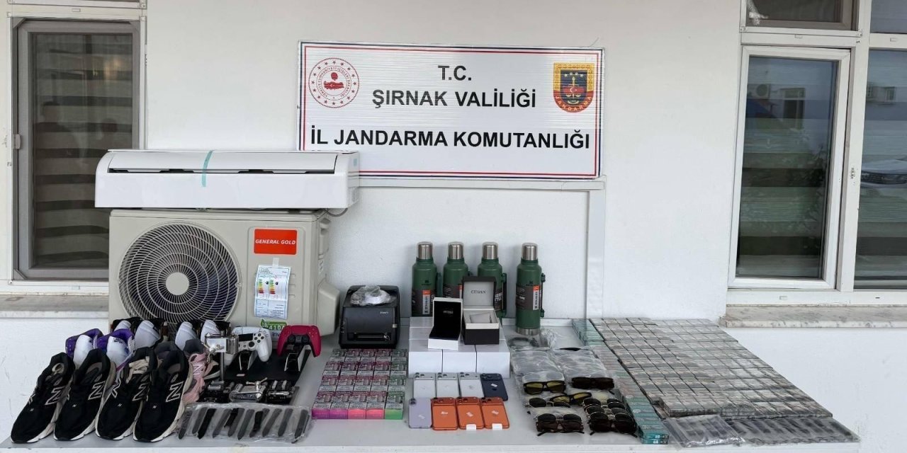 Şırnak’ta 19,8 milyon liralık kaçak ürün ele geçirildi: 104 gözaltı