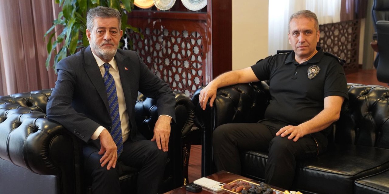 Hacdan Dönen Başkan Yarka’ya Emniyet Müdürü Sazak’tan Ziyaret
