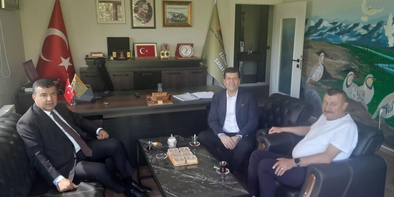 Şırnak TSO Başkanı Osman Geliş ve İş İnsanı Süleyman Çağlı’dan ŞEHR-İ NUH Derneği’ne Ziyaret